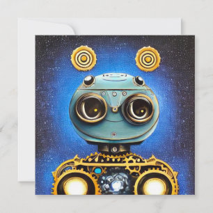 Steampunk Bot Invitation