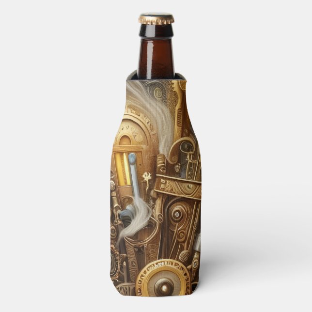 Steampunk Bottle Cooler (Bottle Front)