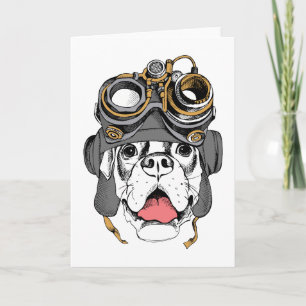 Steampunk Boxer Card