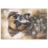 Steampunk Boxer Dog 1 Decoupage Paper (Front)