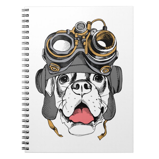 Steampunk Boxer Notebook (Front)