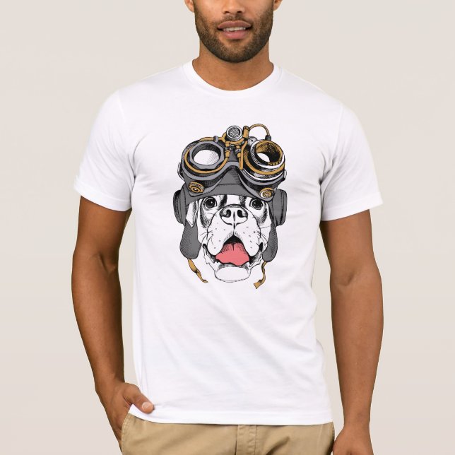 Steampunk Boxer T-Shirt (Front)