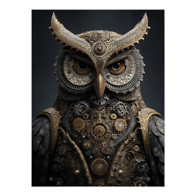 Steampunk Brass Sentinel Poster (Front)