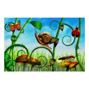 Steampunk - Bugs - Evolution take time Poster