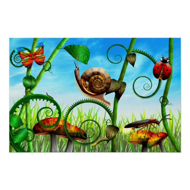Steampunk - Bugs - Evolution take time Poster (Front)