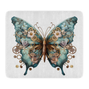 Steampunk Butterfly Cutting Board, Butterfly Board