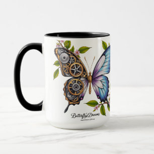 Steampunk Butterfly Dreams Mug – Nature Meets