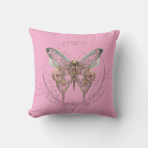 Steampunk Butterfly Shirt Cushion