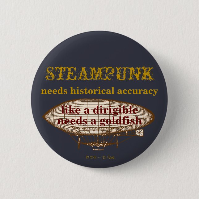 Steampunk Button (Front)