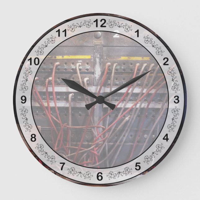SteamPunk - Calling Mabel Large Clock (Front)