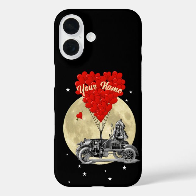 Steampunk car and love heart Case-Mate iPhone case (Back)