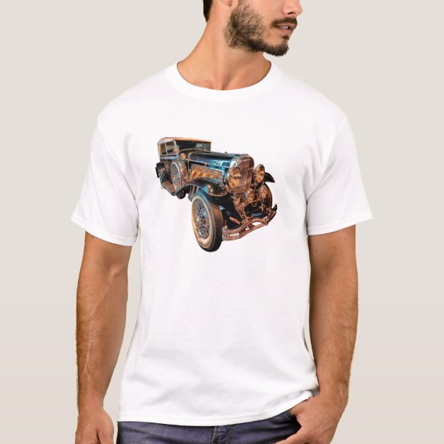 Steampunk Cars - awesome vintage Duesenberg 1929 T-Shirt (Front)