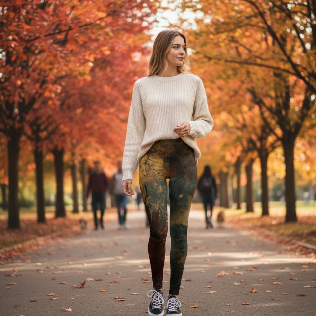 Steampunk Castle Leggings - Victorian Gothic (Creator Uploaded)