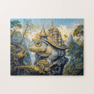 Steampunk castle toad jigsaw puzzle