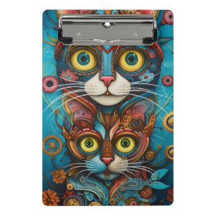 Steampunk cat 21 of 21 mini clipboard