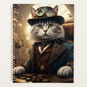 Steampunk Cat and Dog Planner