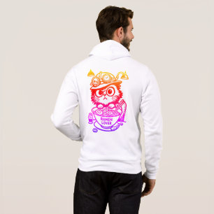 Steampunk Cat Anime Zip Hoodie Men Funny