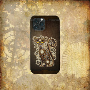 Steampunk Cat iPhone 13 Pro Max Case
