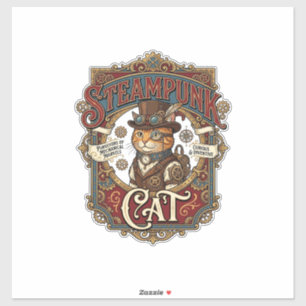 Steampunk Cat Cat Steampunk Vintage