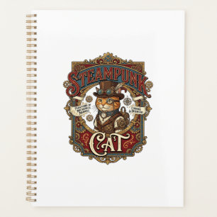 Steampunk Cat Cat Steampunk Vintage Planner