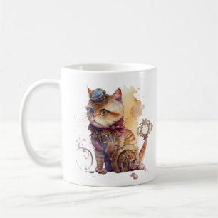 Steampunk Cat  Coffee Mug