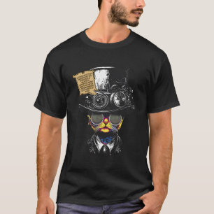 Steampunk Cat In Welding Goggles Idea For Women St T-Shirt