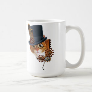 Steampunk Cat mag Coffee Mug