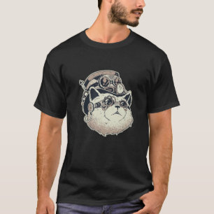 Steampunk Cat With Glasses , Glasses Gift Vintage T-Shirt