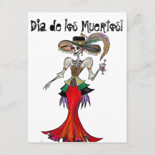 Steampunk Catrina / Dia de los Muertos Card