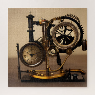 Steampunk Celestial Disruptor Generator Jigsaw Puzzle
