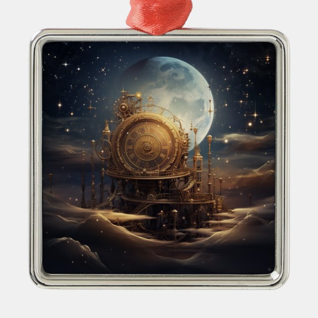 Steampunk Celestial Ornament (Front)