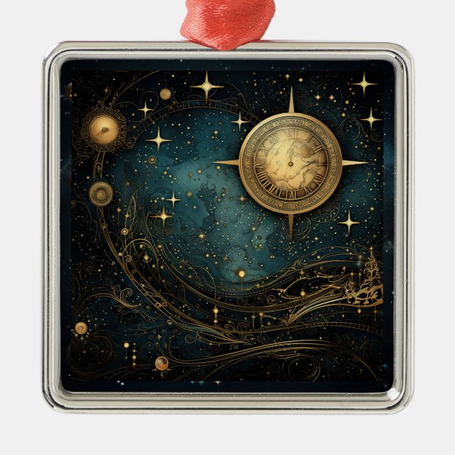 Steampunk Celestial Ornament (Front)