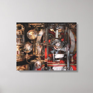 Steampunk - Check the gauges  Canvas Print