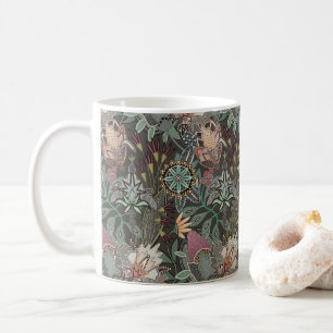 steampunk chintz cocoa coffee mug
