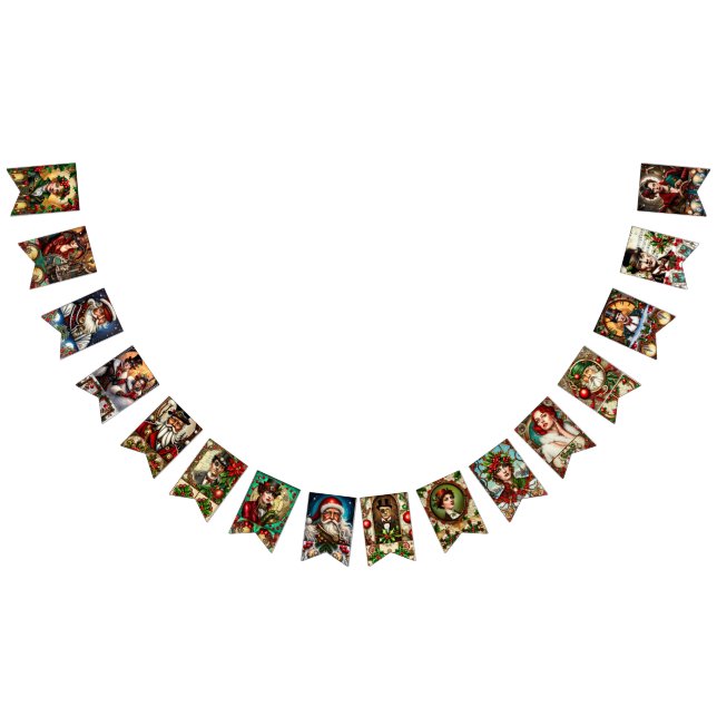 Steampunk Christmas Bunting (All)