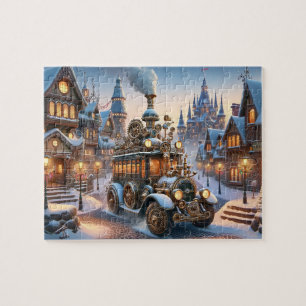 Steampunk Christmas Bus Puzzle