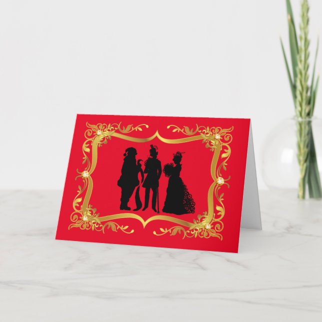 Steampunk Christmas Card (Front)