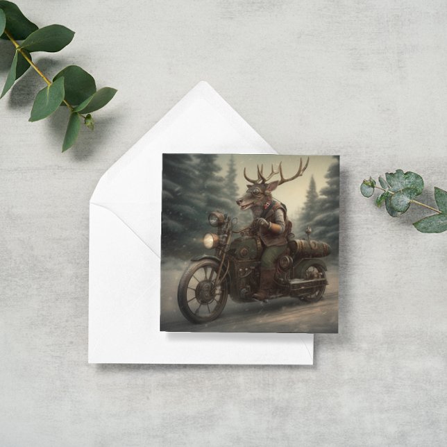 Steampunk Christmas Holiday Card (Creator Uploaded)