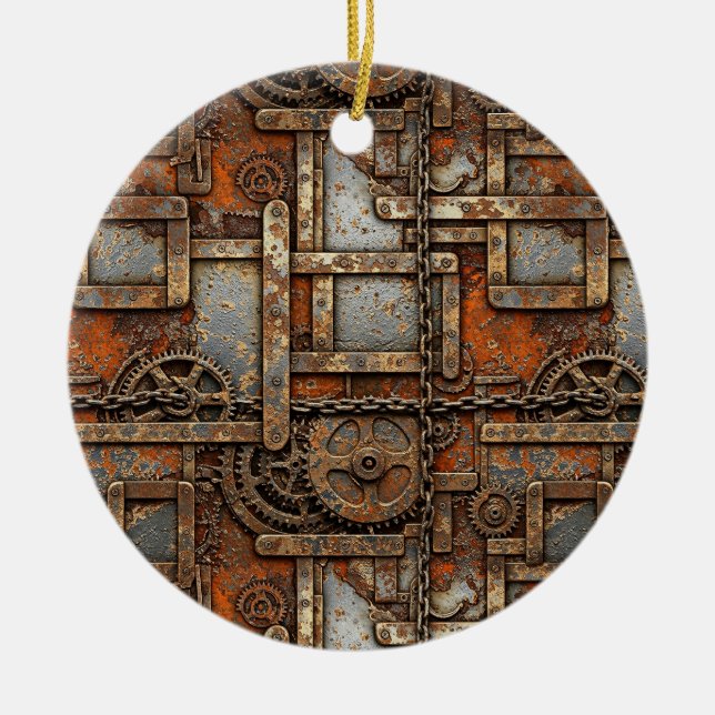 Steampunk Christmas Ornament (Front)