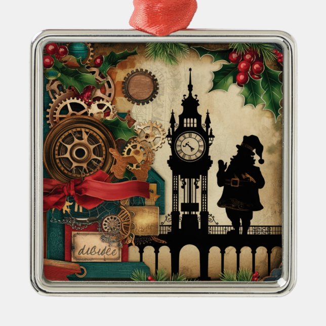 Steampunk Christmas Ornament (Front)