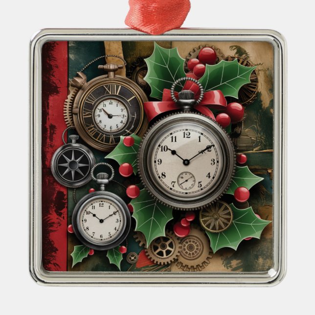 Steampunk Christmas Ornament (Front)