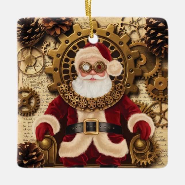 Steampunk Christmas Ornament (Front)
