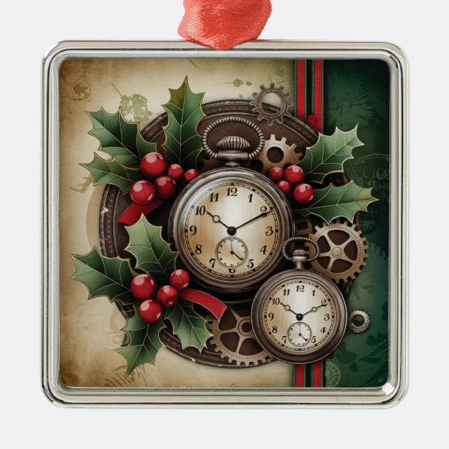 Steampunk Christmas Ornament (Front)