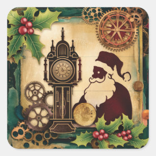 Steampunk Christmas Stickers