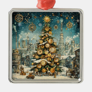Steampunk Christmas Tree Ornament