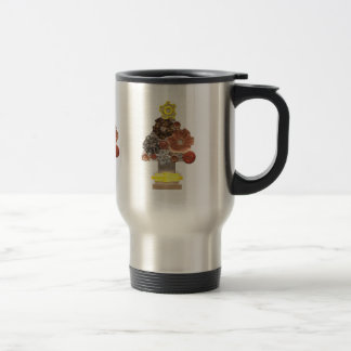 Steampunk Christmas Tree Travel Mug