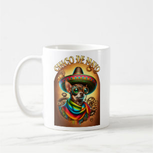 Steampunk Cinco de Mayo Chihuahua  Coffee Mug