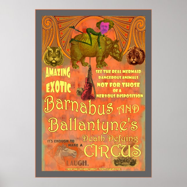SteamPunk Circus Poster (Front)