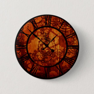 Steampunk clock Button