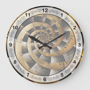 Steampunk - Clock - The flow of time